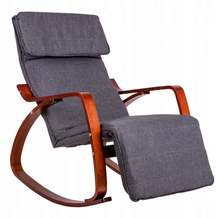 Hojdacie kreslo WOOD BROWN