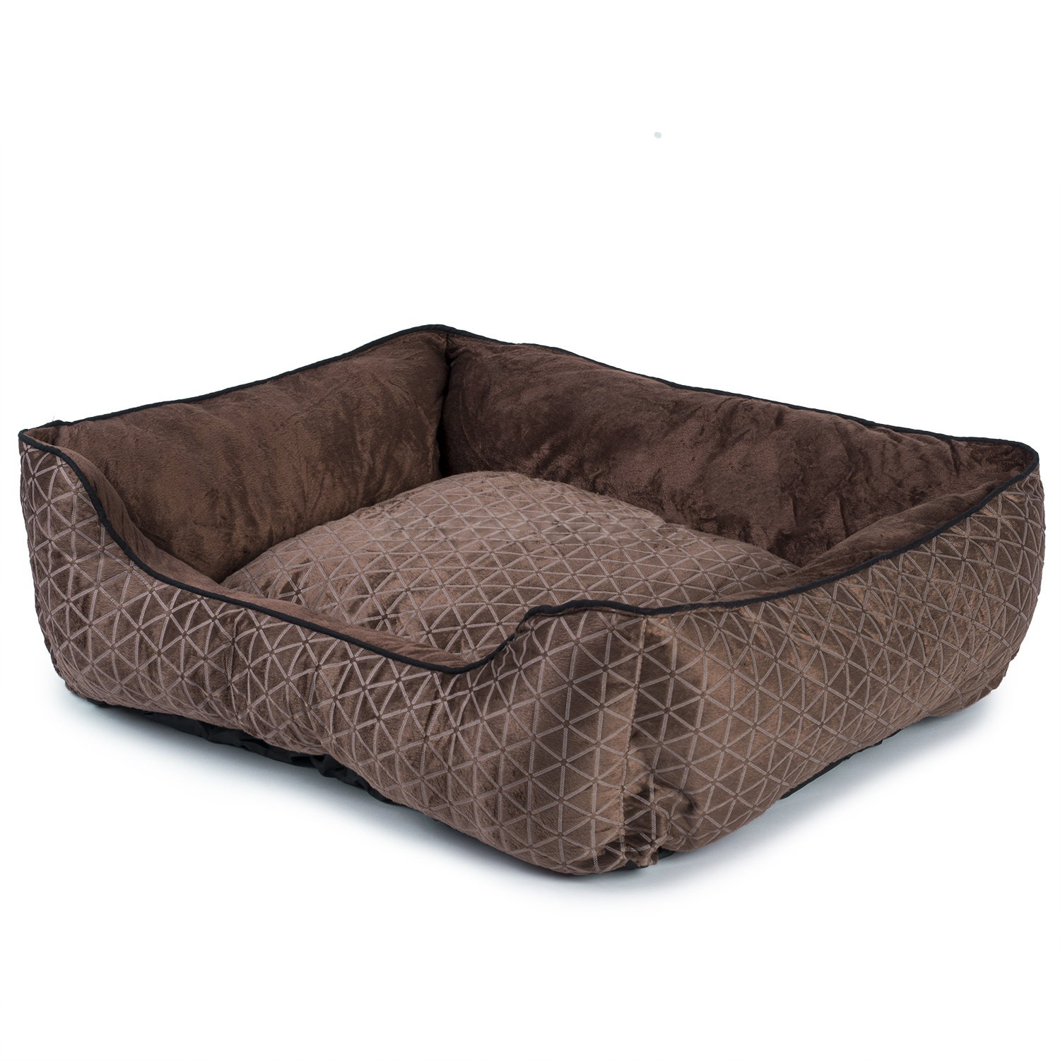 Pelech pre psa Diamond brown 70 x 60 x 25 cm DR-238