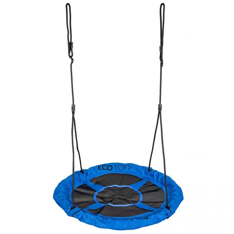 Hojdačka - bocianie hniezdo BLUE 110cm Ecotoys