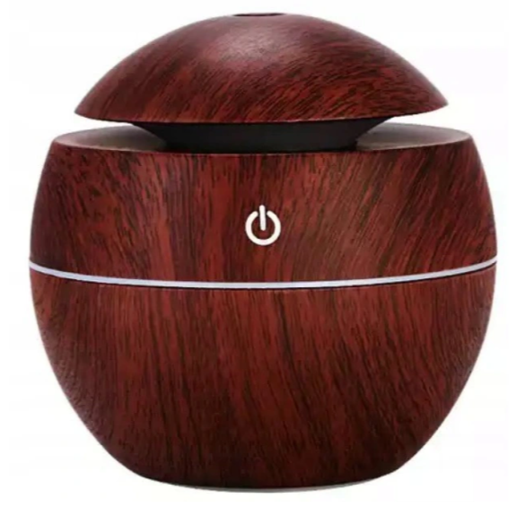 Aróma difuzér LED USB 130ml DARK WOOD