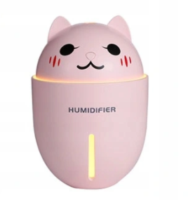 Aróma difuzér LED USB 4v1 320ml PINK CAT