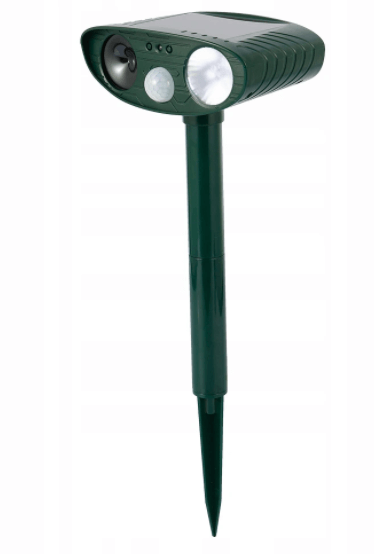 Ultrazvukový odpudzovač krtkov LED solárny K751C8