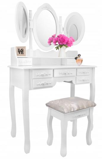 Toaletný stolík Majesty SILVER