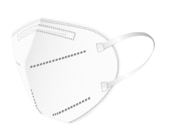 Ochranná maska / respirátor FFP2 Opharm White 5 vrstvová