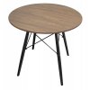 Okrúhly stôl ANELLO Dark Ash 80cm