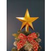 Špic na vianočný stromček Hviezda 20cm GOLD
