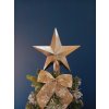 Špic na vianočný stromček Hviezda 20cm SILVER