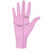 jednorázové latexové rukavice ružové 3