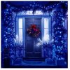 vianočná reťaz modrá 11