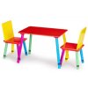 detský drevený stolík so stoličkami 1