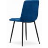 zamatová stolička modrá 2