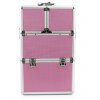 kozmetický kufrík ružový 3