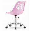 kancelárska stolička ružová 2