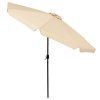 záhradný slnečník béžový 3