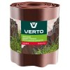 Okraj na trávniky 15 cm x 9 m, hnedý 15G514