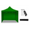 Nožnicový stan 3x3 m zelený All-in-One