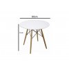 Okrúhly stôl ANELLO White 60 cm