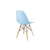 Jedálenské stoličky 4ks modré škandinávsky štýl Classic