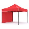 Nožnicový stan 3x3 červený simple SQ