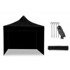 Nožnicový stan 2x3 m čierny All-in-One