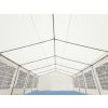 Partystan 5x12m - PE Classic - oceľová trubková konštrukcia Biely