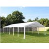 Partystan 5x12m - PE Classic - oceľová trubková konštrukcia Biely