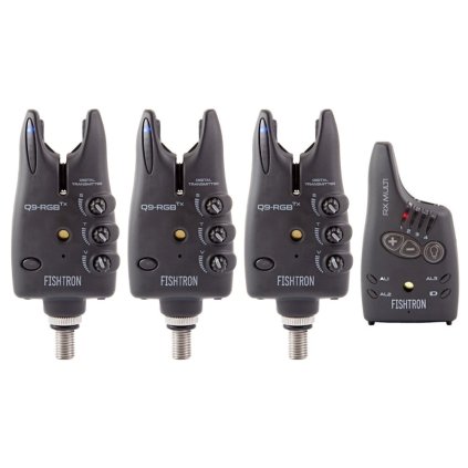 Flajzar Sada Signalizátorů Fishtron Q9 RGB TX 3+1