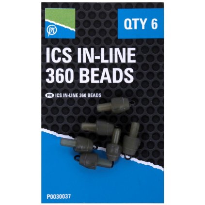 preston innovations zarazky ics in line 360 beads 6 ks