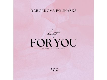 Elektronická darčeková poukážka