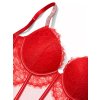 Kamienkový čipkovany korzetový top s push-up efektem Victoria's Secret