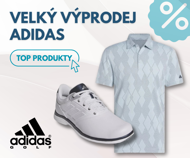 adidas golfové boty a golfové oblečení slevy výprodej