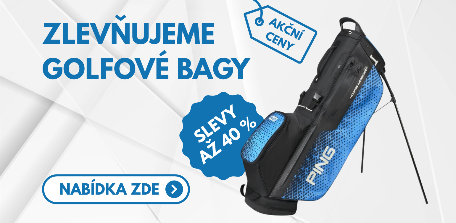 golfové bagy sleva