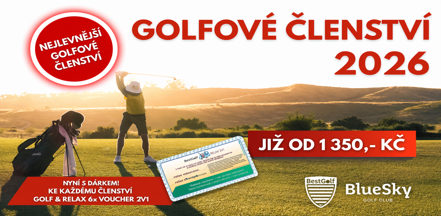 golfové členství klub 2026
