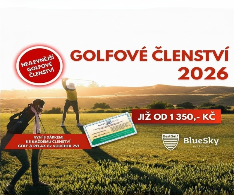 golfové členství klub 2026