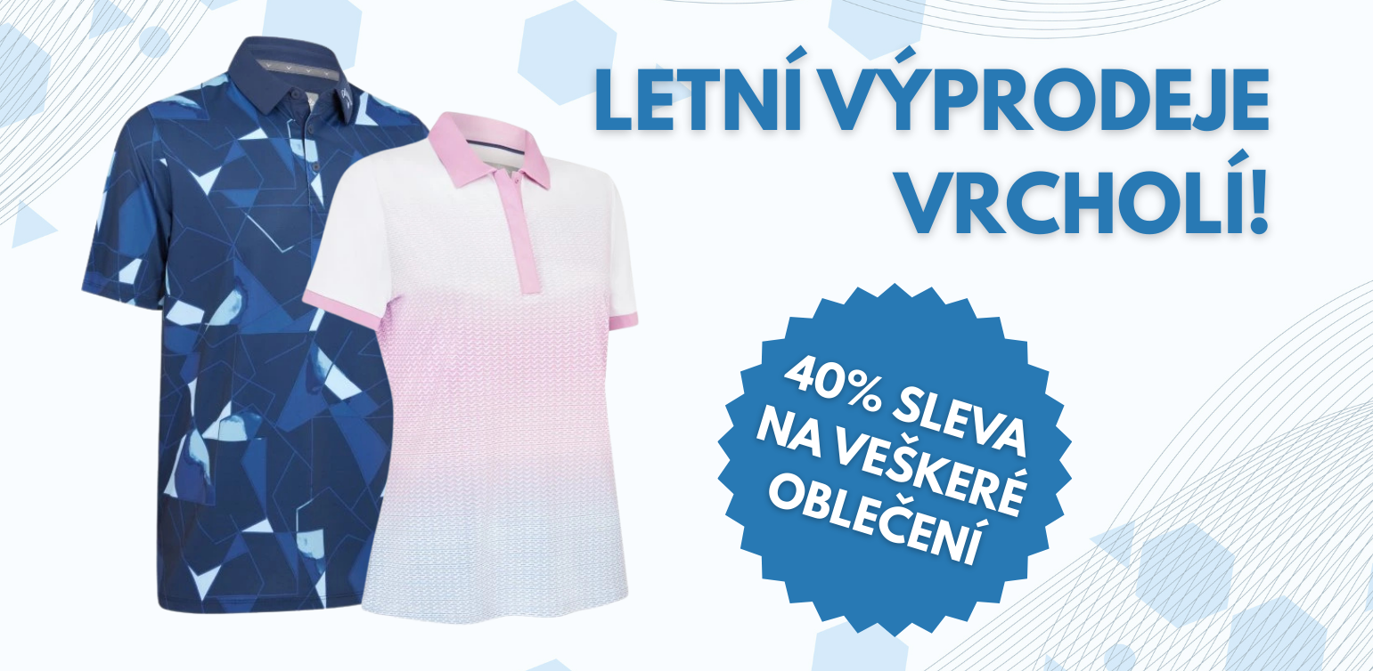 golfové oblečení slevy výprodej