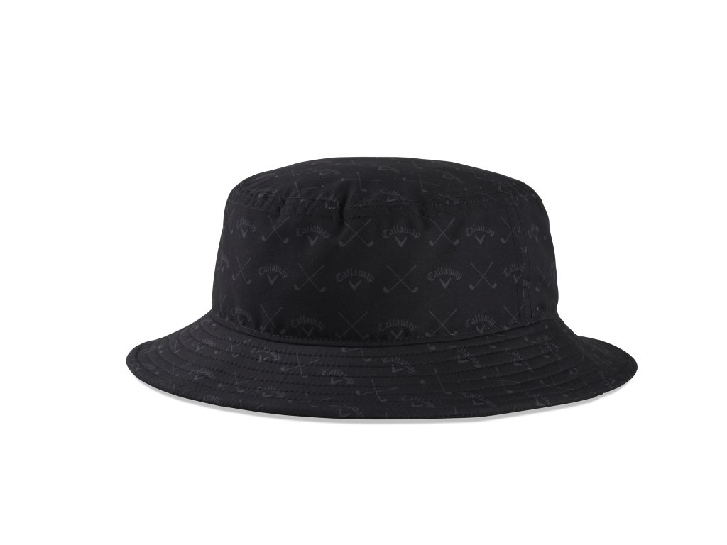 CALLAWAY HD Bucket nepromokavý klobouk s logem černý