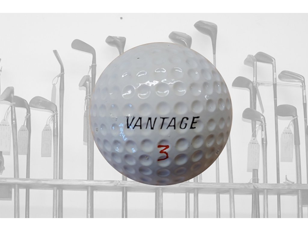 Historický golfový míček VANTAGE č. 3