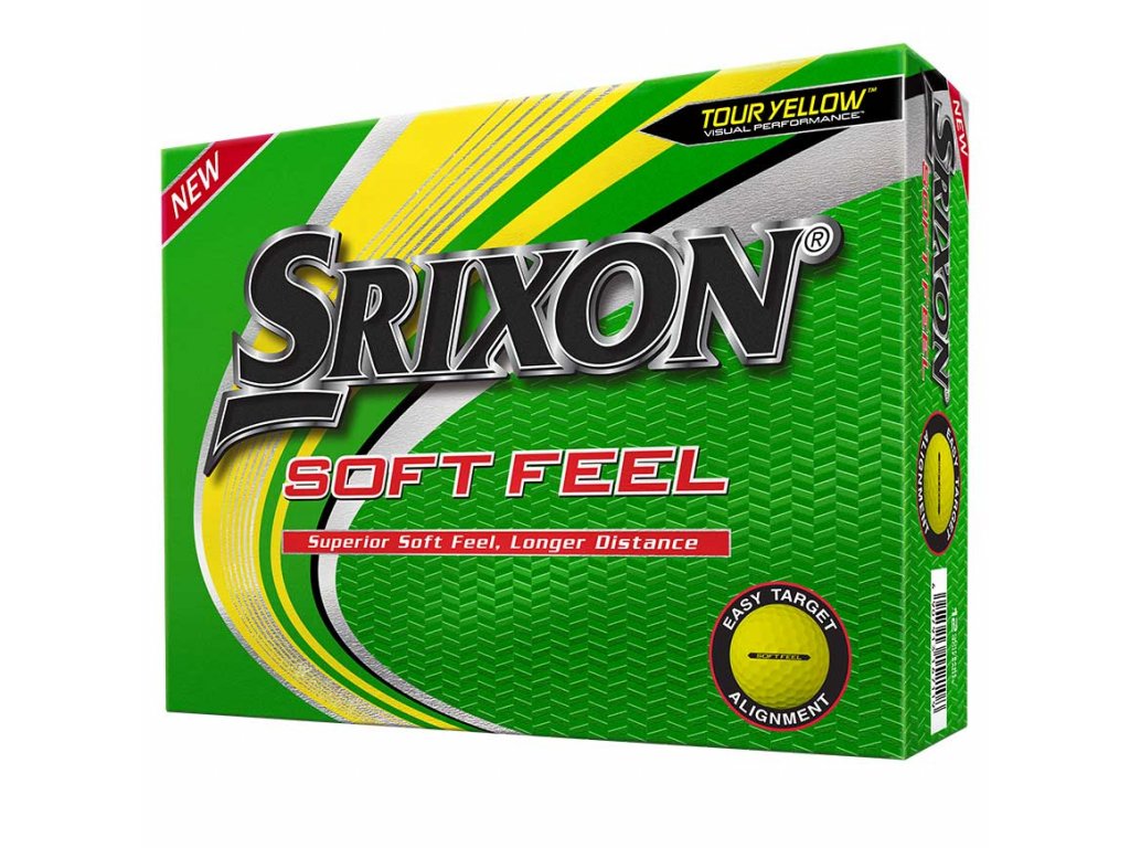 SRIXON Soft FeeL 12 golfové míčky žluté 20  (12 ks)