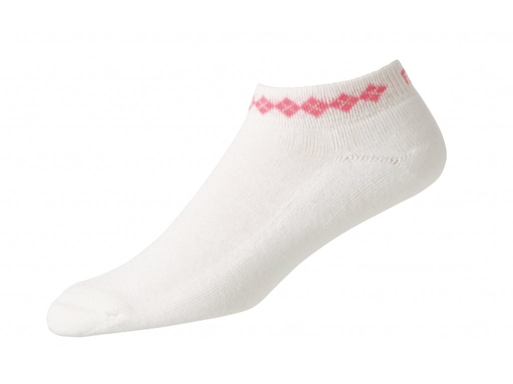 FOOTJOY Pro Dry Lightweight dámské ponožky bílo-růžové