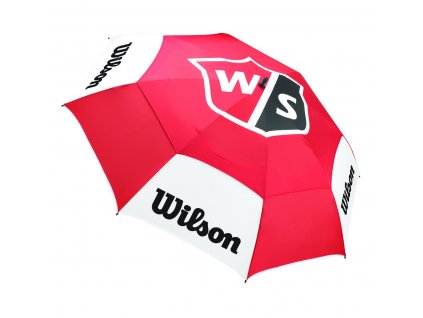 WILSON Tour deštník double canopy červený