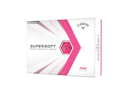 CALLAWAY Supersoft Matte 21 míčky růžové - 12 ks