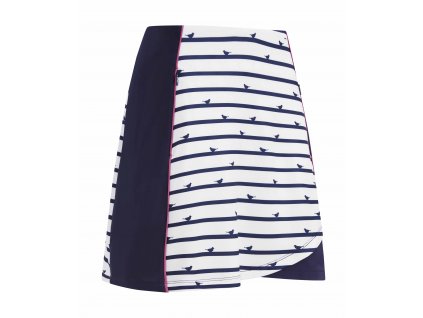 CALLAWAY Birdie Stripe dámská sukně bílo-modrá