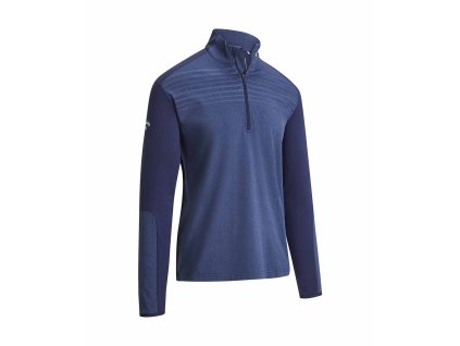 CALLAWAY Lightweight Water Repellent Heathered pánská mikina modrá