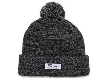 TITLEIST Pom Pom zimní čepice černá