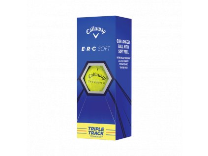 CALLAWAY ERC Soft 21 Triple Track golfové míčky žluté
