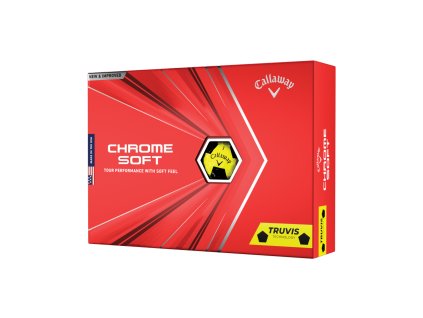 CALLAWAY Chrome Soft 20 Truvis golfové míčky žluto-černé - 12 ks