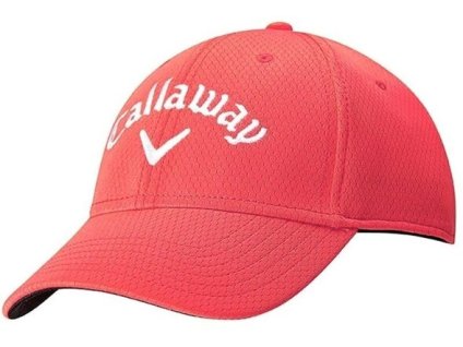 CALLAWAY Side Crested dámská kšiltovka červeno-oranžová