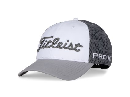 TITLEIST Tour Perf Mesh Sport kšiltovka šedo-bílá