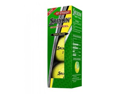 SRIXON Soft FeeL 12 golfové míčky žluté 20 (3 ks)