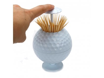 Stojánek na párátka ve tvaru golfového míčku